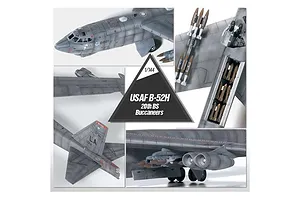 Academy 1/144 USAF B-52H 20th BS Buccaneers Bomber Scaled Plastic Model Kit image 59910
