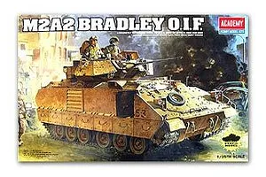 Academy 1/35 M2A2 Bradly Iraq 2003 Tank Scaled Plastic Model Kit image 2