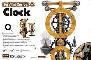 Academy Da Vinci Clock Edukit Scaled Plastic Model Kit image 59928