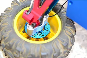 GPM Silver Aluminium Brake Disc Hex Adapters 4Pcs image 59944