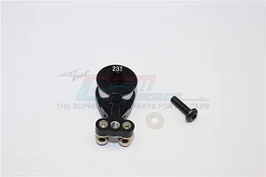 GPM Black Aluminium 23T Servo Saver Set