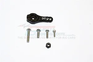 GPM Black Aluminium 24T Servo Horn