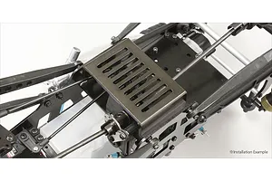 Kyosho Gunmetal Aluminium Lower Guard image 60124