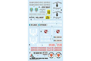 Italeri 1/24 Land Rover Fire Truck Scaled Plastic Model Kit image 60194