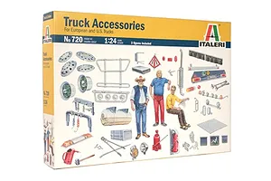 Italeri 1/24 Truck Accessories Scaled Plastic Model Kit image 60198