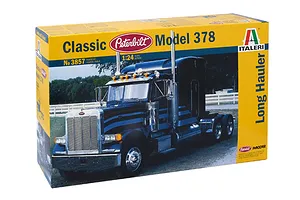 Italeri 1/24 Peterbilt 378 Long Hauler Scaled Plastic Model Kit image 60200