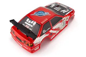 HSP 1/10 On Road Red Painted Body Shell image 60221