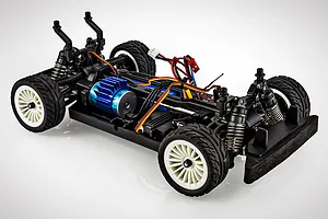 UDI Rally RC Drift Car Electric Brushless 4WD 1/16 Scale RTR - White image 60298