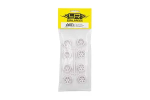 Yeah Racing Rear Plastic Wide Rim Set For 1/28 Kyosho Mini-Z AWD - White image 60330