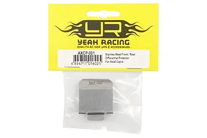 Yeah Racing Stainless Steel Front / Rear Differential Skid Plate For Axial Capra image 60351