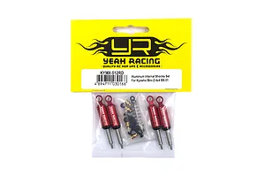 Yeah Racing Aluminium Internal Shocks Set - Red image 60355