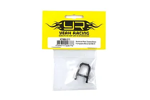 Yeah Racing Black Aluminium Rear Chassis Brace For Kyosho Kyosho Mini-Z 4x4 MX-01 image 60357