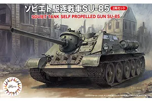 Fujimi 1/76 Soviet SU-85 Tank Destroyer (Set of 2) Scaled Plastic Model Kit