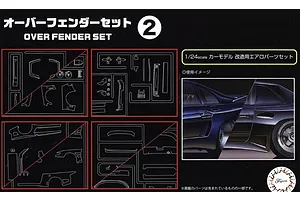 Fujimi 1/24 Overfender Set 2 Scaled Accessories