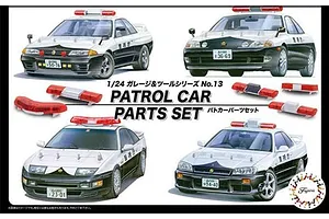 Fujimi 1/24 Police Car Parts Set Scaled Accessories