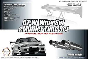 Fujimi 1/24 GT-W Wing Set and Muffler Tune Set Scaled Accessories