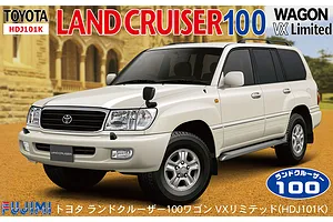 Fujimi 1/24 Toyota Landcruiser 100 SUV Scaled Plastic Model Kit