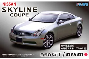 Fujimi 1/24 Nissan V35 Skyline Coupe 350GT Nismo Car Scaled Plastic Model Kit image 60768
