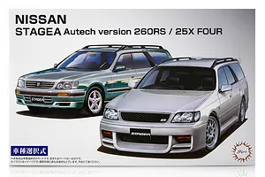 Fujimi 1/24 Nissan Stagea Autech Version 260RS/25X Four Scaled Plastic Model Kit