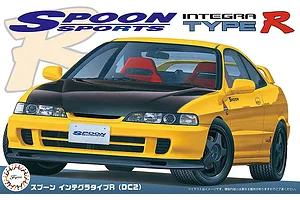 Fujimi 1/24 Spoon Integra TypeR (DC2) Scaled Plastic Model Kit image 60791