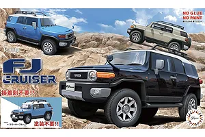 Fujimi 1/24 Toyota FJ Cruiser Scaled Plastic Model Kit - Smoky Blue