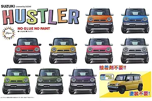 Fujimi 1/24 Suzuki Hustler (G/Active Yellow) Scaled Plastic Model Kit