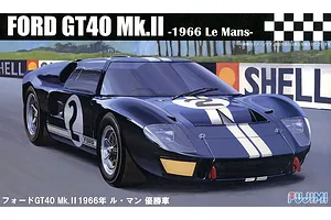Fujimi 1/24 1966 Ford GT40 Mk-II Le Mans Winner Scaled Plastic Model Kit