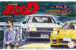 Fujimi 1/24 Toyota AE86 Levin Akyama Wataru Scaled Plastic Model Kit