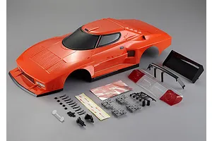 Killerbody 1/10 Lancia Stratos 1977 Giro d'Italia Orange Painted Body Shell w/ Accessories image 61127