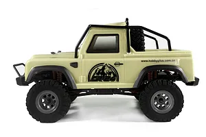 Hobby Plus CR-24 Defender RC Rock Crawler Electric 4WD 1/24 Scale RTR - Light Yellow image 61147