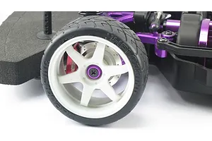 Yeah Racing Aluminium Realistic Brake Disk Wheel Washer Set Ver.2 2Pcs - Silver image 61251