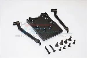 GPM Black Aluminium Rear Skid Plate Set