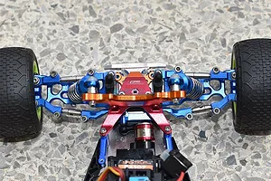 GPM Blue Aluminium Losi 1/18 Mini-T 2.0 Steering Tie Rod Set image 61390