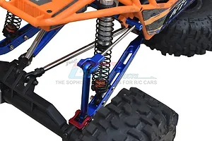 GPM Blue Aluminium Axial RBX10 Ryft Rear Sway Bar Set image 61393