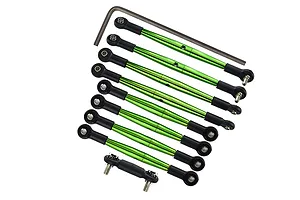 GPM Aluminium Complete Tie Rod Set - Green image 61399