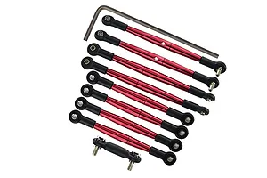 GPM Aluminium Complete Tie Rod Set - Red image 61403