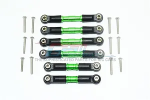 GPM Green Stainless Steel ARRMA Granite 4x4 Complete Turnbuckle Set 6Pcs Set image 61422