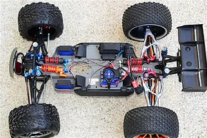 GPM Blue Aluminium Traxxas E-Revo Rear Rocker Arm Set w/ Hardware image 3