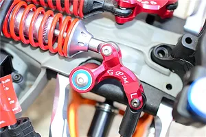 GPM Blue Aluminium Traxxas E-Revo Rear Rocker Arm Set w/ Hardware image 5