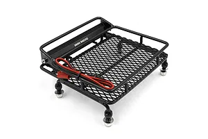 Yeah Racing Metal Mesh Wire Luggage Tray (100x90x28mm) w/ White Led Bar