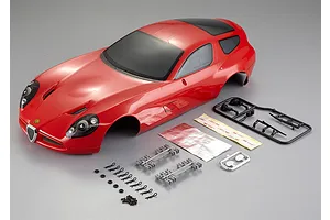 Killerbody 1/10 Alfa Romeo TZ3 Corsa Red Painted Body Shell w/ Accessories