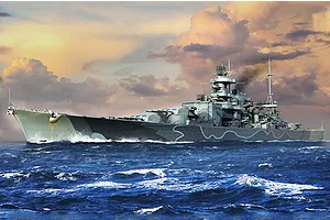 Trumpeter 1/700 German Scharnhorst Battleship Scaled Plastic Model Kit image 61517