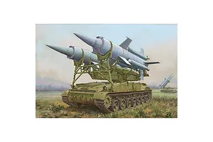 Trumpeter 1/72 Soviet 2K11A TEL w/ 9M8M Missile Krug-a (SA-4 Ganef) Scaled Plastic Model Kit