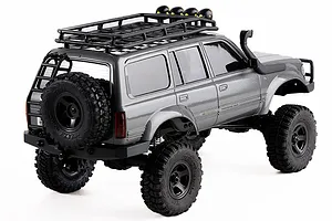 FMS Toyota Land Cruiser 80 RC Rock Crawler Electric 4WD 1/18 Scale RTR - Grey image 61595