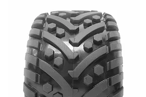 HPI 4.2" Savage Goliath Tyres on Chrome Tremor Rims - Glued Wheels 2Pcs image 6203