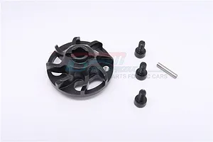 GPM Black Aluminium Spur Gear Adapter