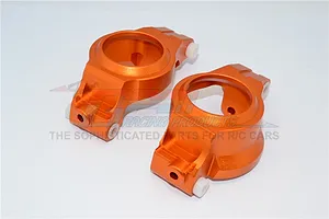GPM Orange Aluminium Front Hub Carriers (C-Hubs) 2Pcs