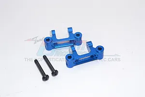GPM Blue Aluminium Steering Hub Carriers (C-Hub) 2Pcs