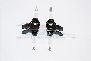 GPM Black Aluminium Steering Hubs 2Pcs