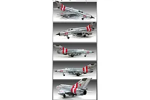 Academy 1/48 MIG-21MF/SM Soviet Forces & Export Scaled Plastic Model Kit image 62227